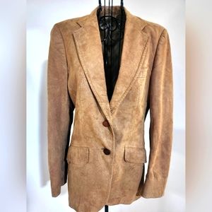 Vintage 100% Suade Blazer Size 10